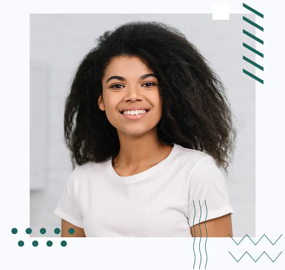 A Shopify specialist, smiling